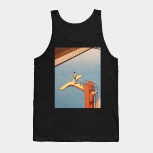 guy billout diving board Tank Top